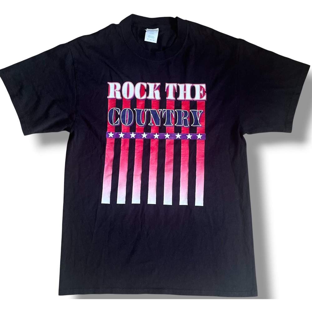 Port & Company Rock The Country 2024 Anderson SC Concert T-Shirt Mens M Black